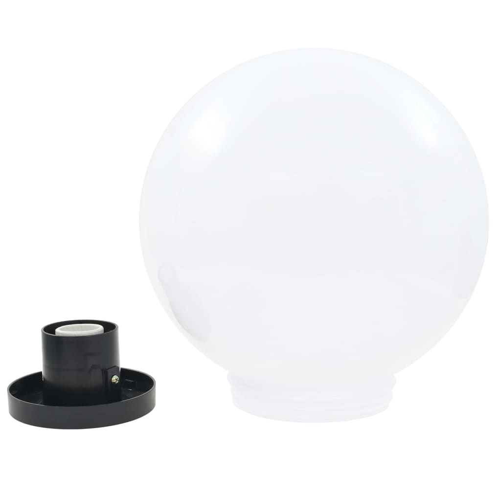 LED-kulelamper 4 stk sfærisk 30 cm PMMA