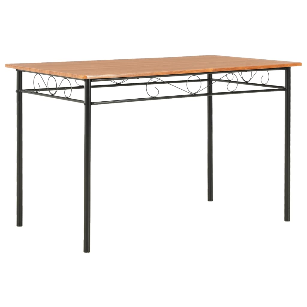 Spisebord brun 120x70x75 cm MDF vidaXL