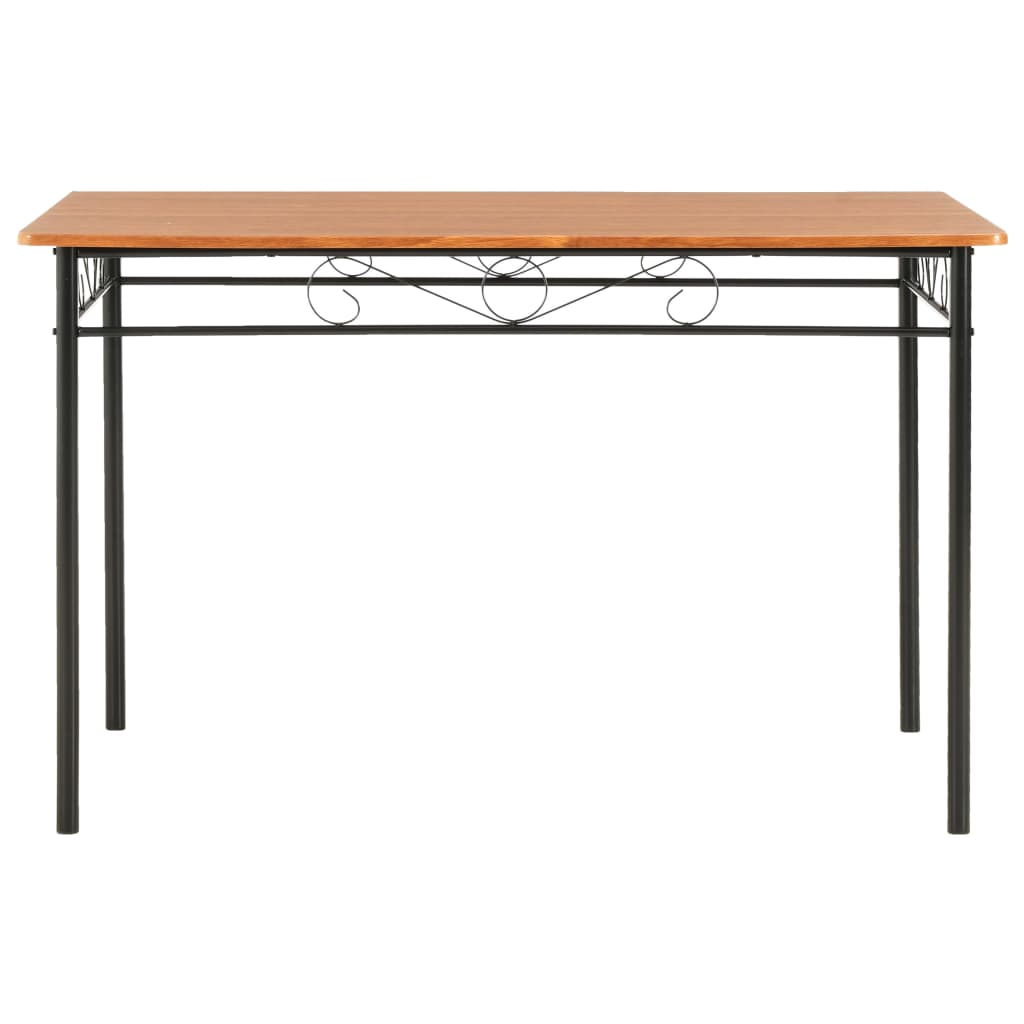 Spisebord brun 120x70x75 cm MDF vidaXL