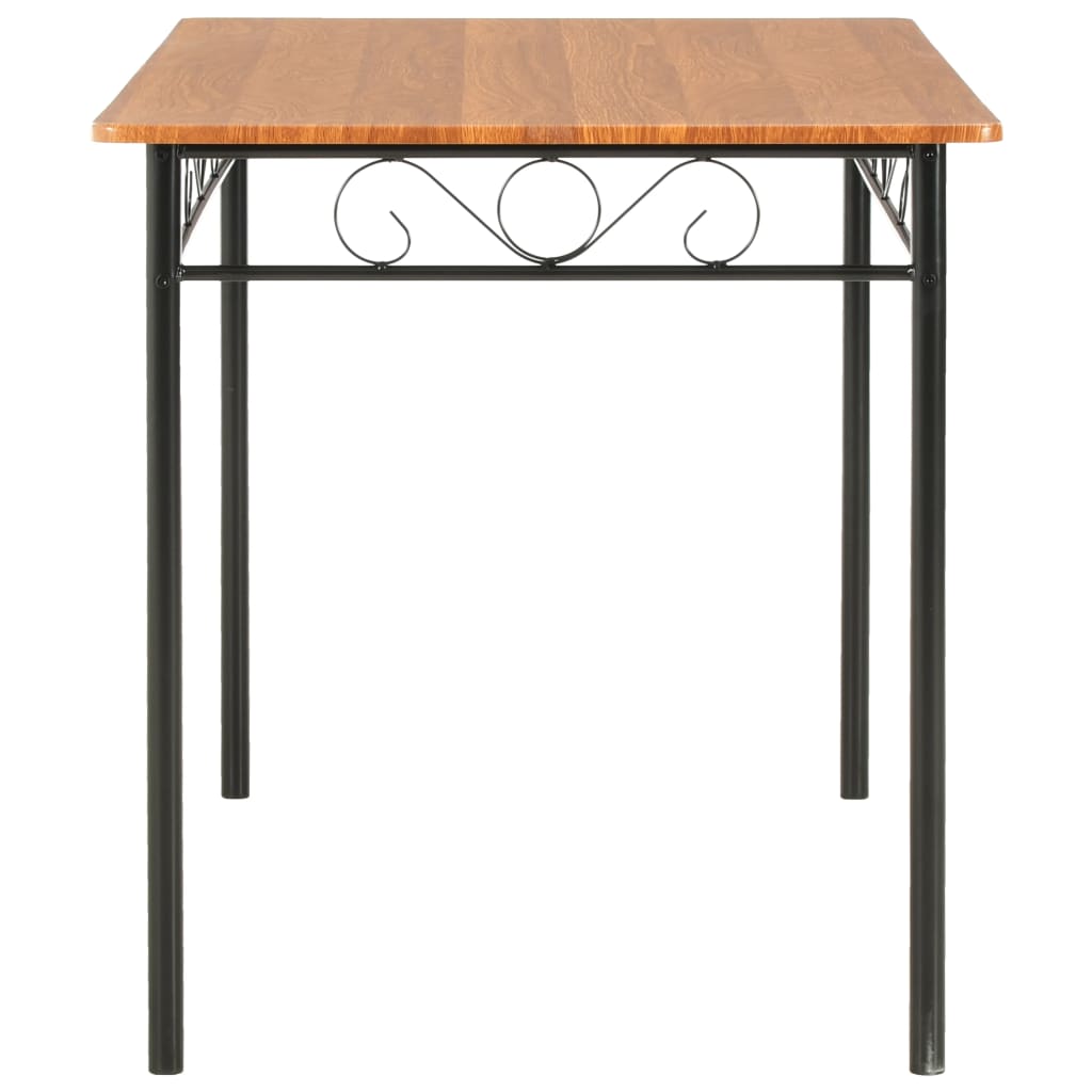 Spisebord brun 120x70x75 cm MDF vidaXL