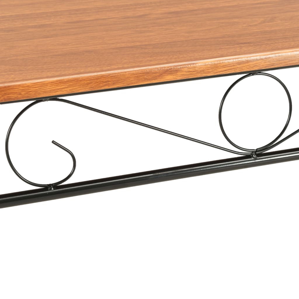 Spisebord brun 120x70x75 cm MDF vidaXL
