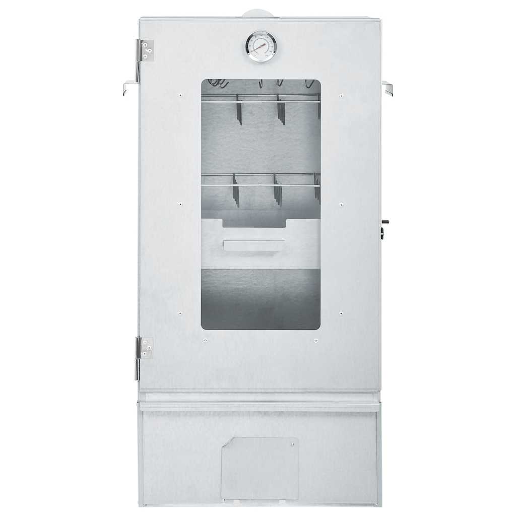 Røykovn og grill med 1kg treflis 44,5x29x83 cm vidaXL