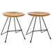 Krakker 2 stk heltre teak