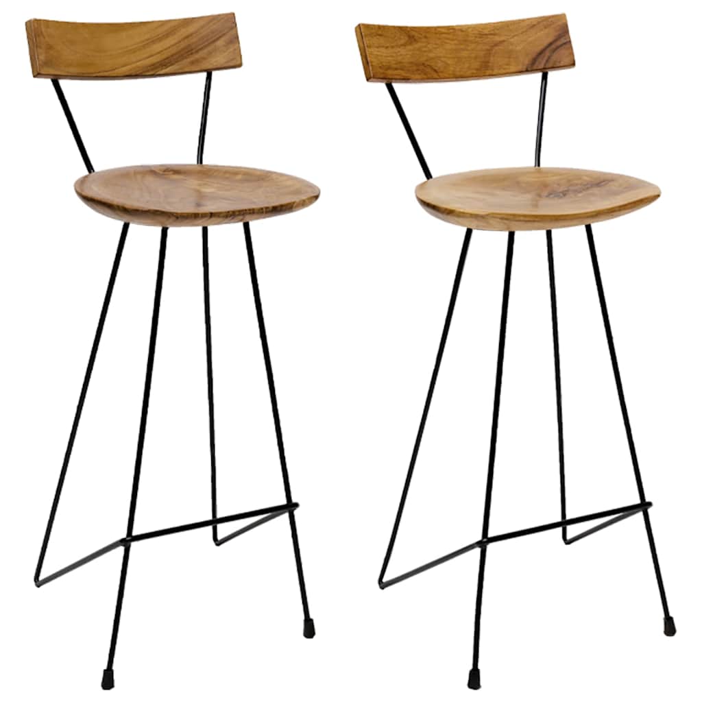 Barkrakker 2 stk heltre teak