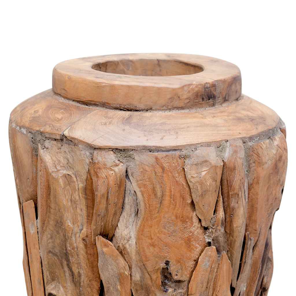 Dekorasjonsvase 40x60 cm heltre teak