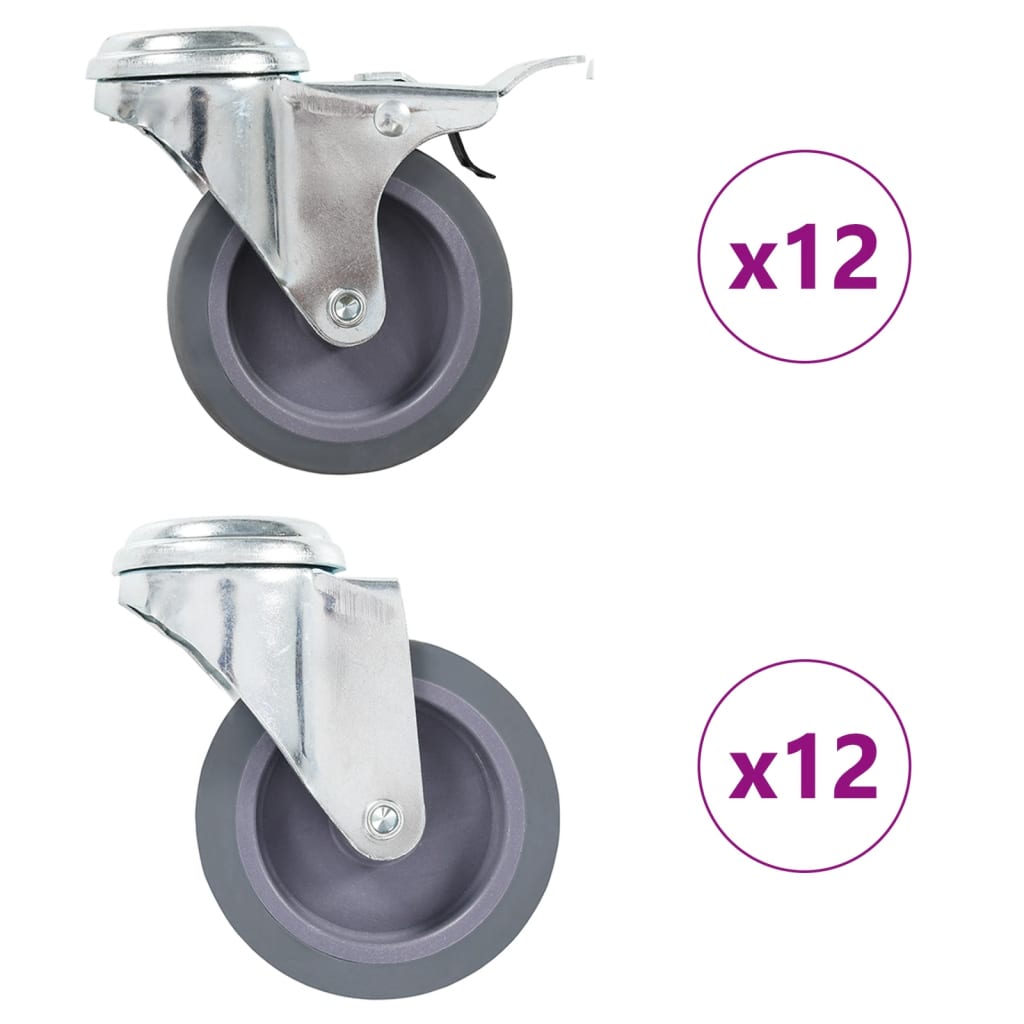 Svinghjul med bolthull 24 stk 75 mm