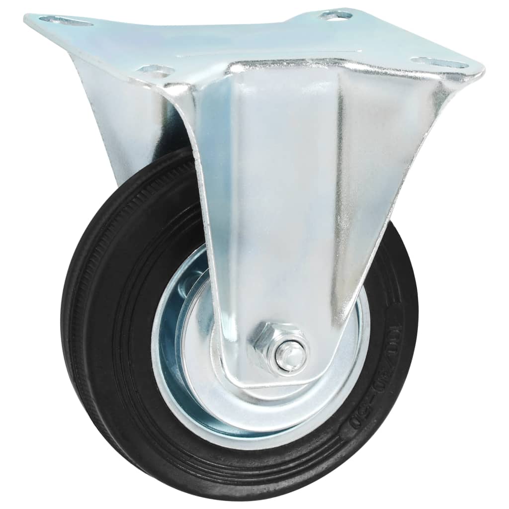 Faste hjul 24 stk 100 mm