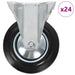 Faste hjul 24 stk 160 mm