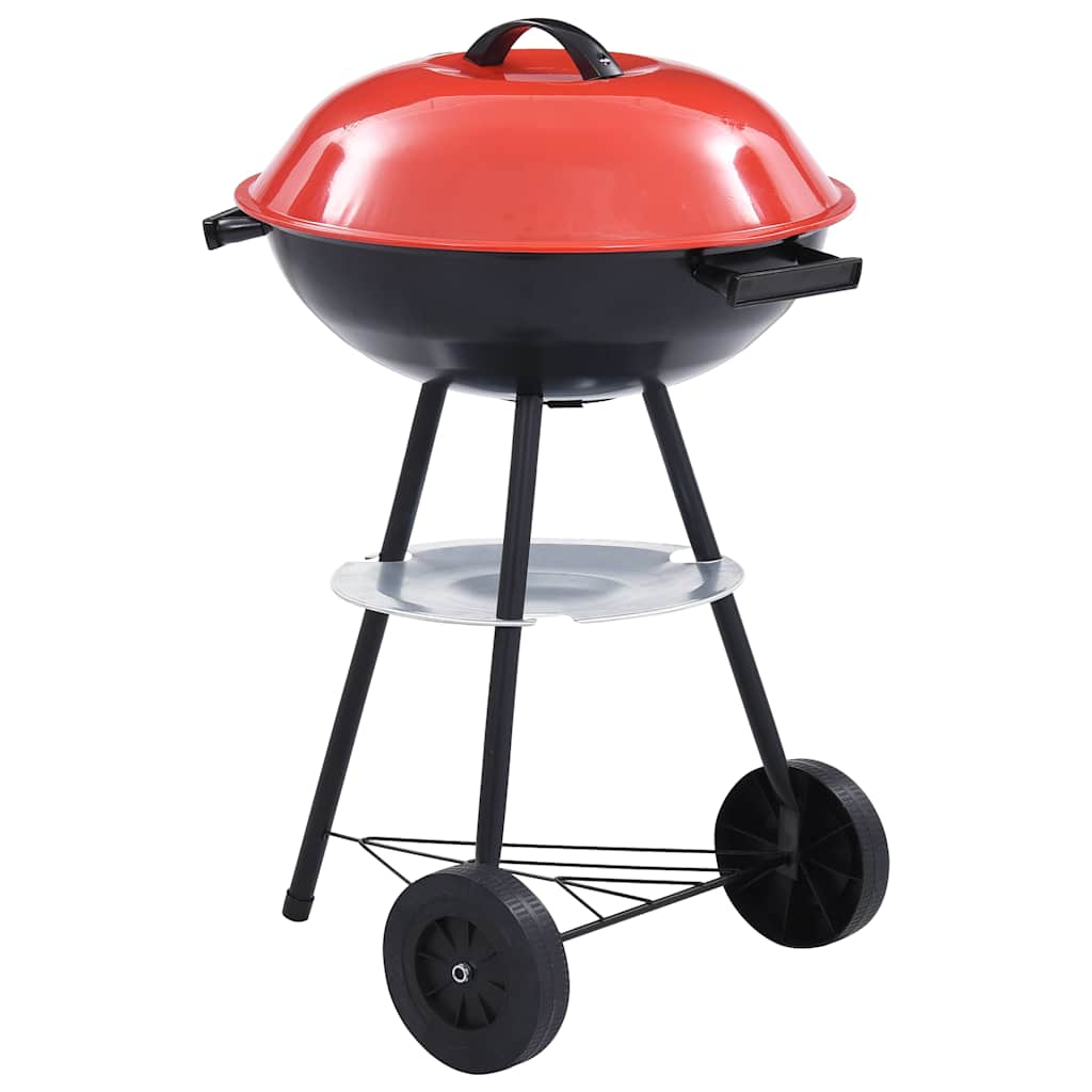 Bærbar kulegrill XXL med hjul 44 cm vidaXL