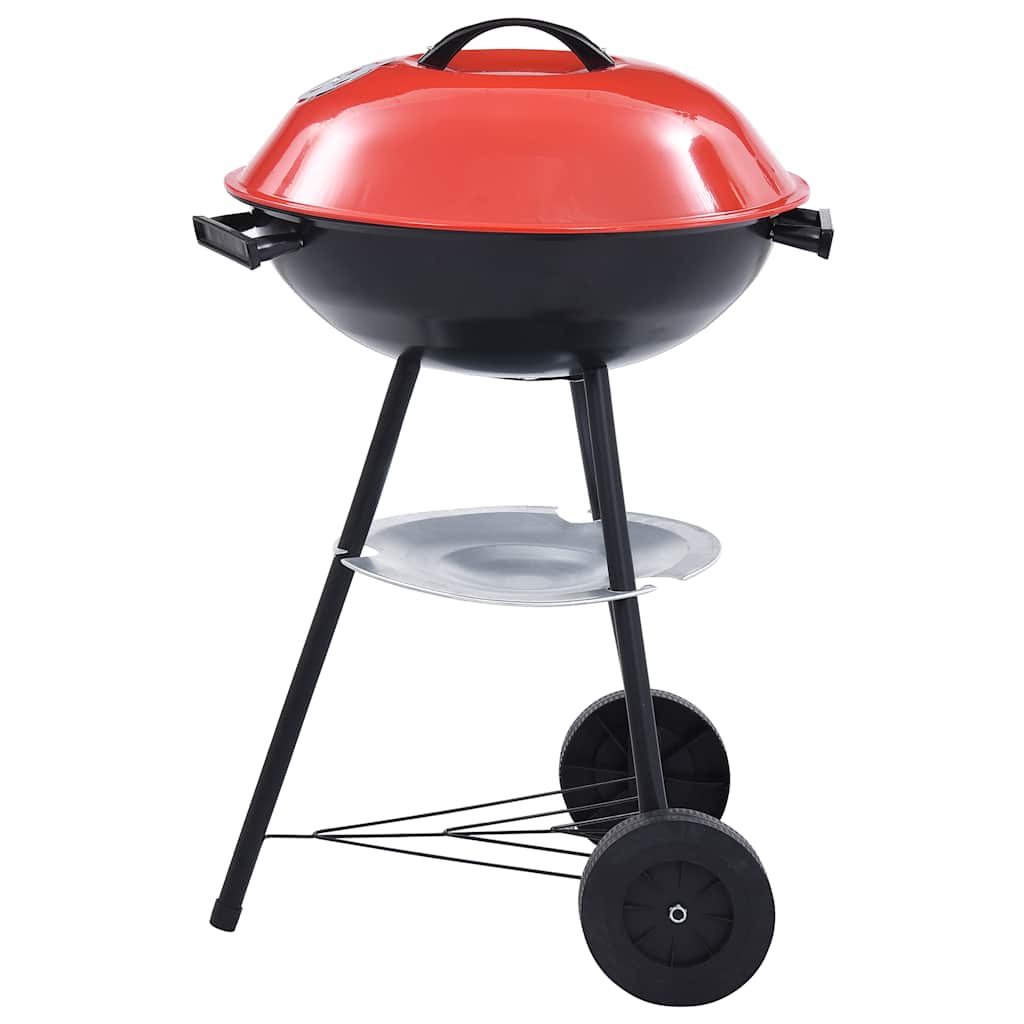 Bærbar kulegrill XXL med hjul 44 cm vidaXL