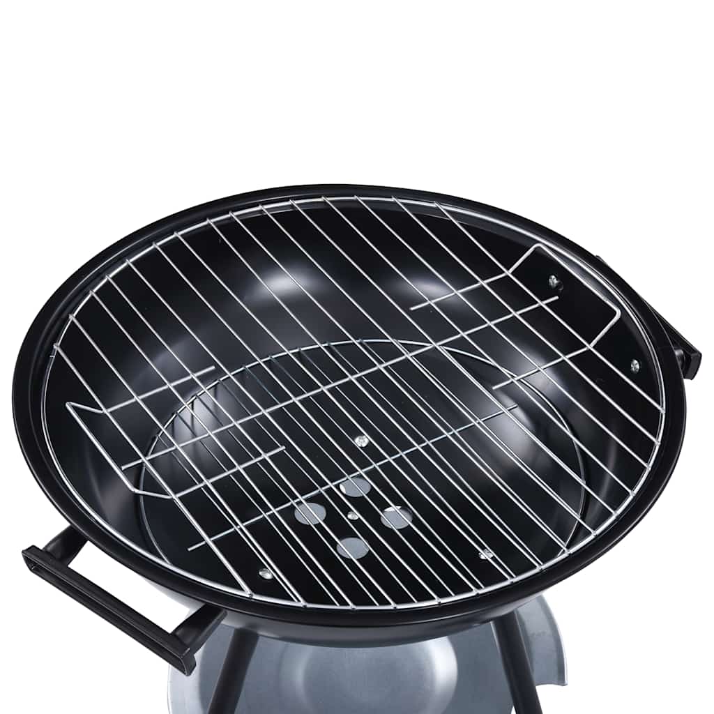 Bærbar kulegrill XXL med hjul 44 cm vidaXL