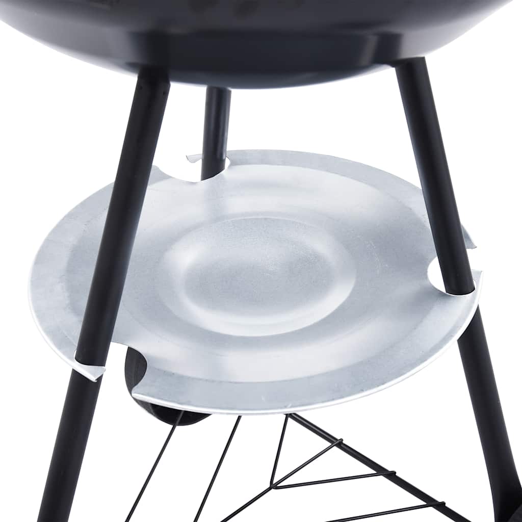 Bærbar kulegrill XXL med hjul 44 cm vidaXL