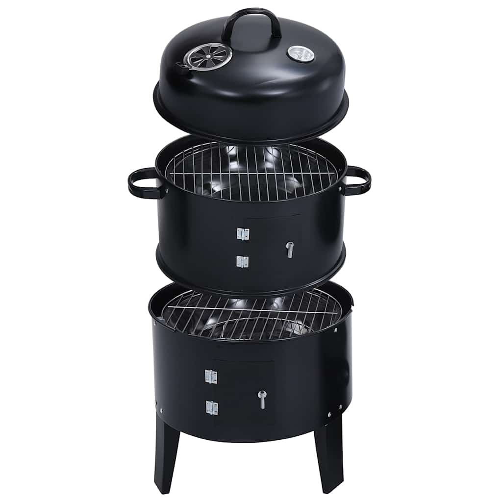 3-i-1 Røykgrill 40x80 cm vidaXL