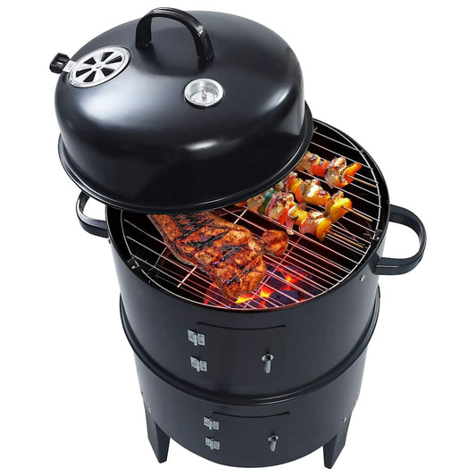 3-i-1 Røykgrill 40x80 cm vidaXL