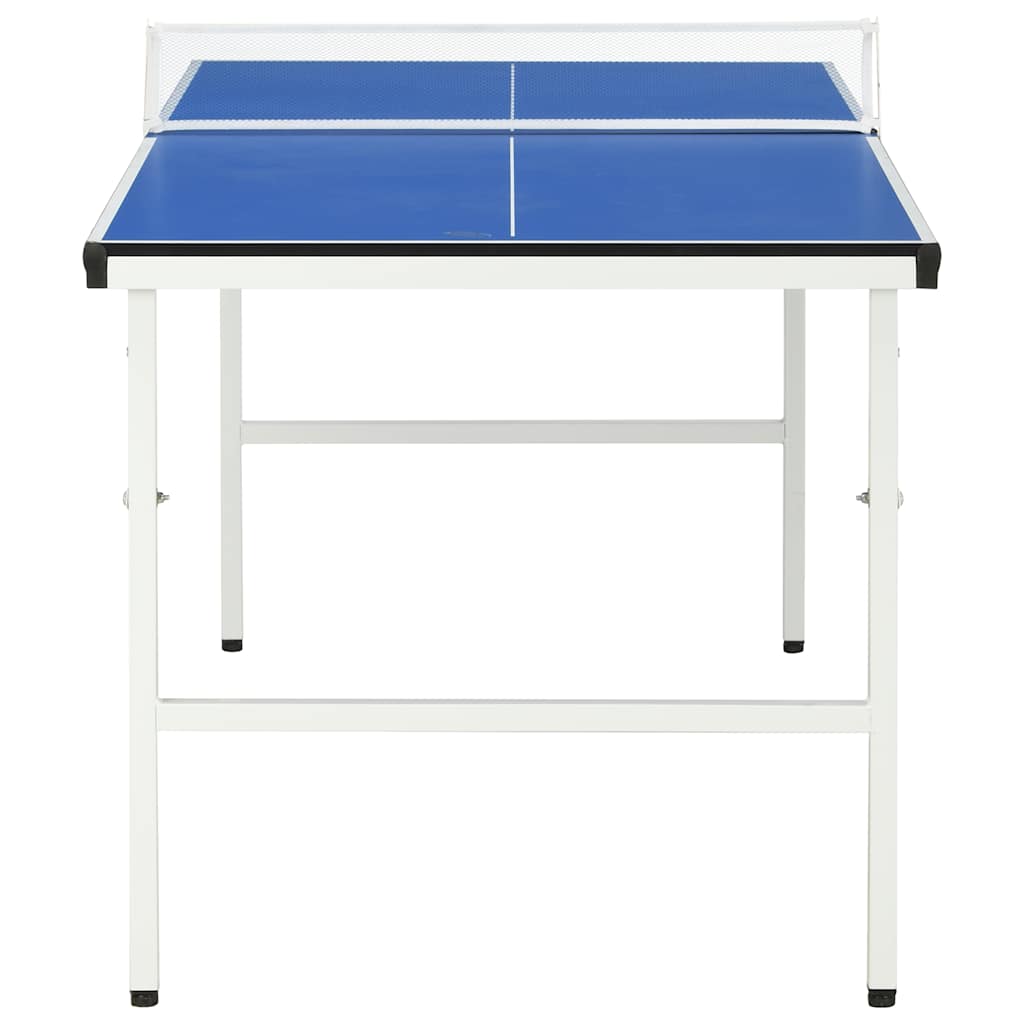 1,5 meter bordtennisbord med nett 152 x 76 x 66 cm blå