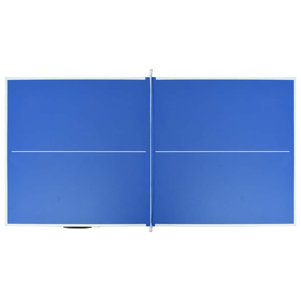 1,5 meter bordtennisbord med nett 152 x 76 x 66 cm blå