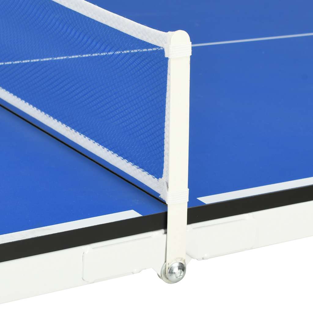 1,5 meter bordtennisbord med nett 152 x 76 x 66 cm blå