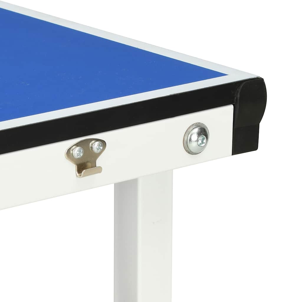 1,5 meter bordtennisbord med nett 152 x 76 x 66 cm blå