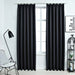 Lystette gardiner med kroker 2 stk svart 140x225 cm