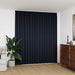 Lystett gardin med metallkroker antrasitt 290x245 cm