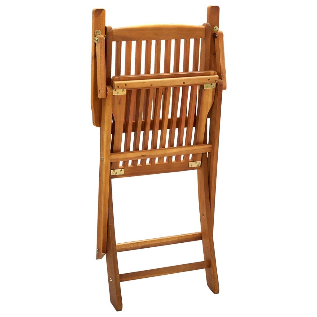 Klappstoler 2 stk heltre akasie