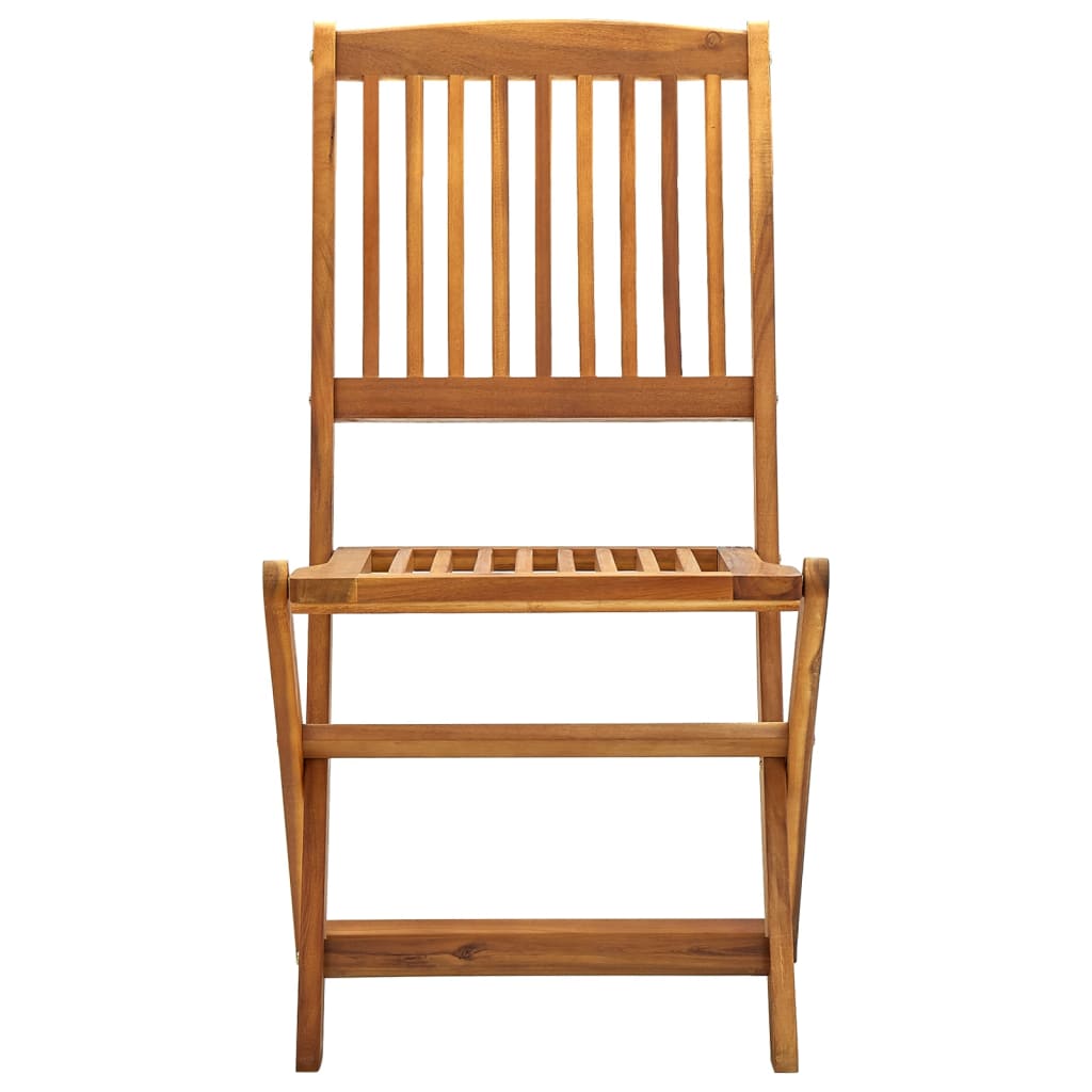 Klappstoler 2 stk heltre akasie