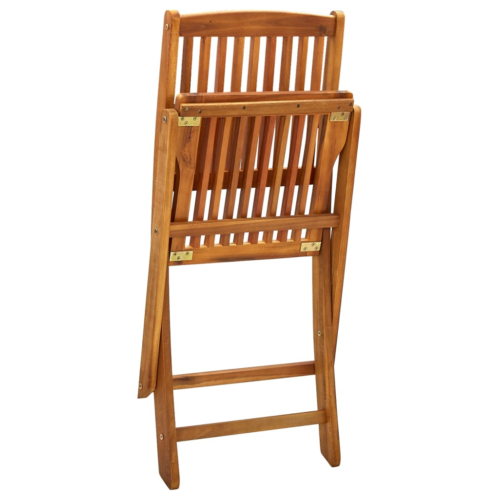 Klappstoler 2 stk heltre akasie