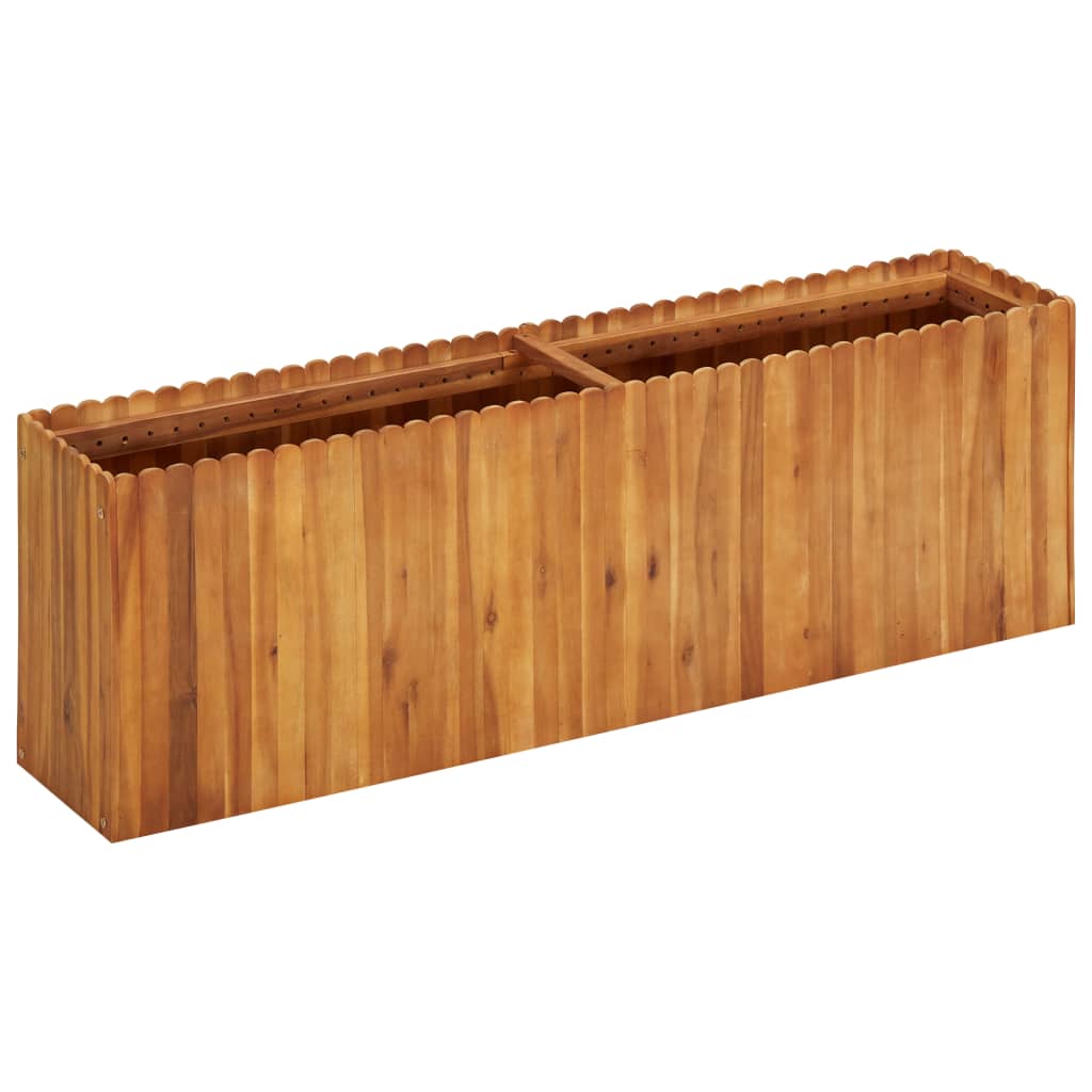 Høybed 150x30x50 cm heltre akasie