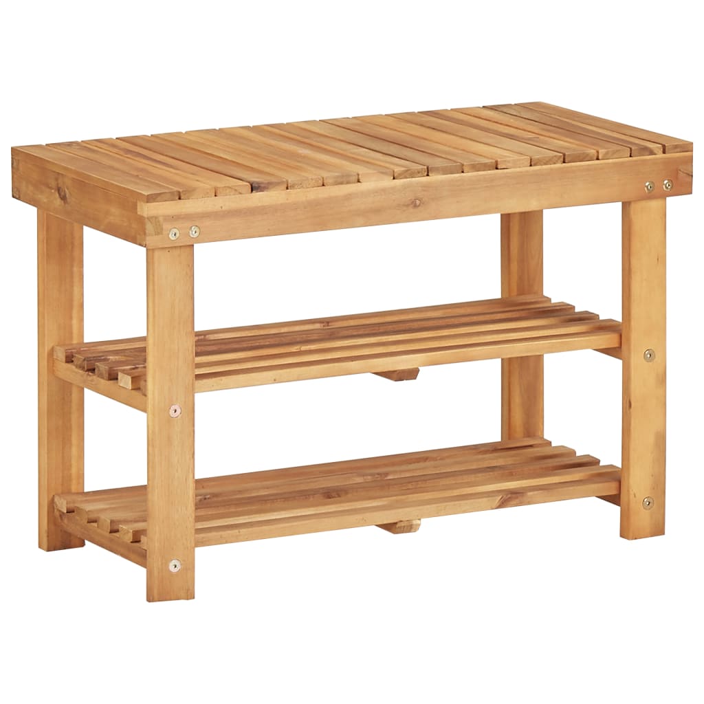 Skostativ 70x32x46 cm heltre akasie