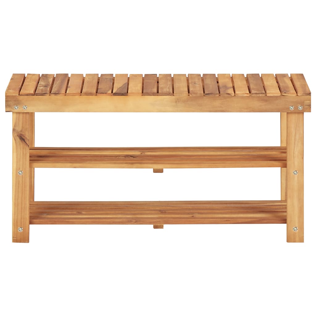 Skostativ 90x32x46 cm heltre akasie