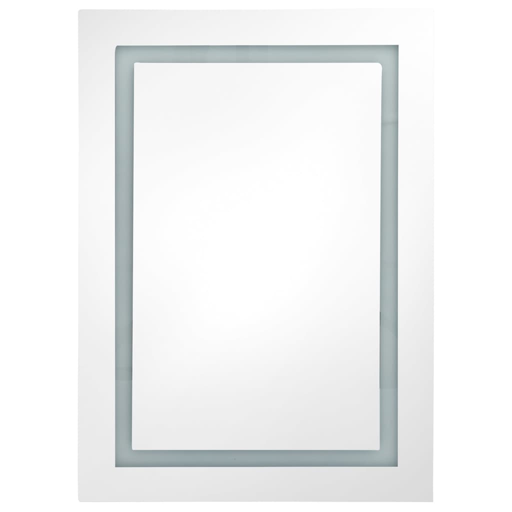 LED-speilskap til bad 50x13x70 cm
