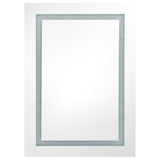 LED-speilskap til bad 50x13x70 cm