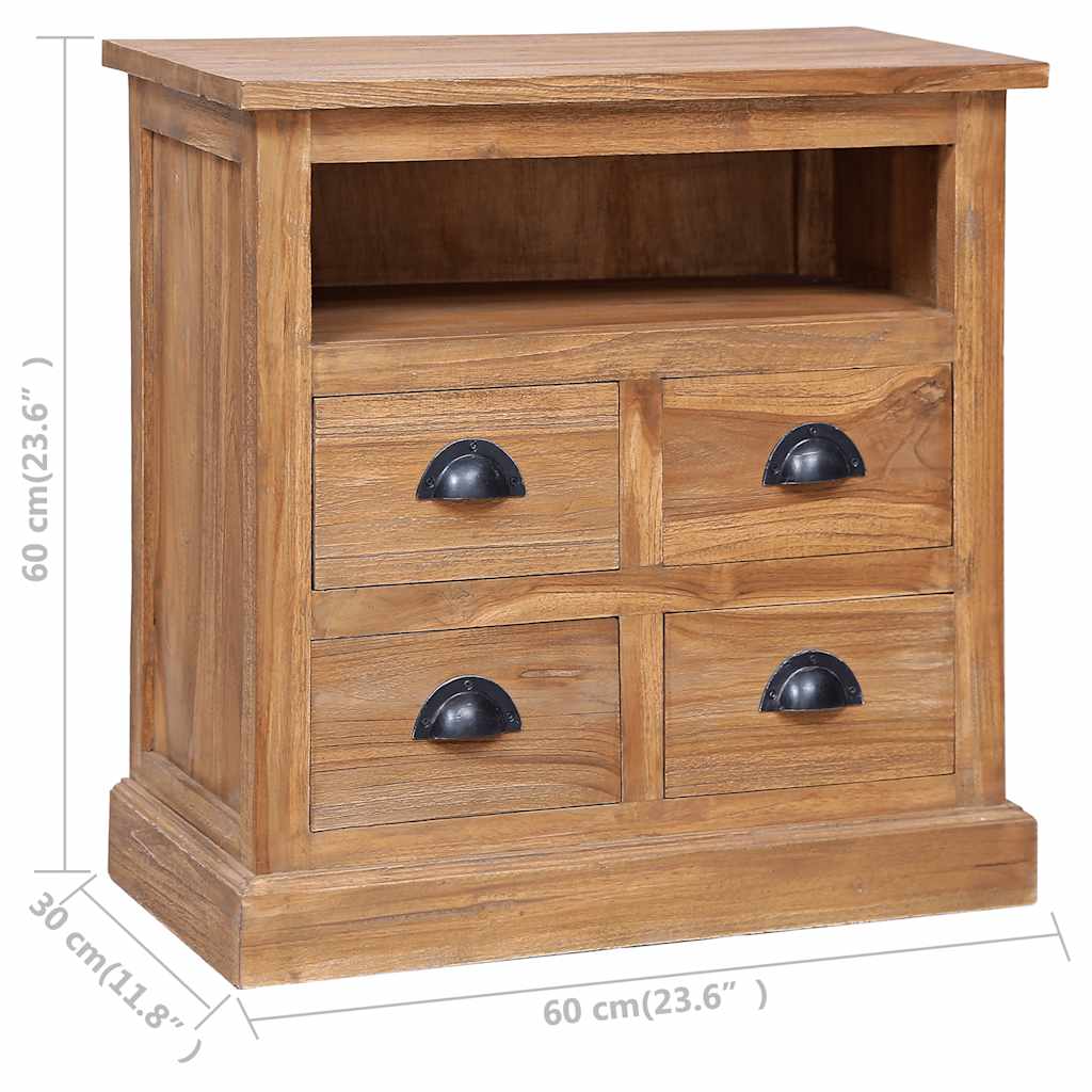 Sideskap 60x30x60 cm heltre teak