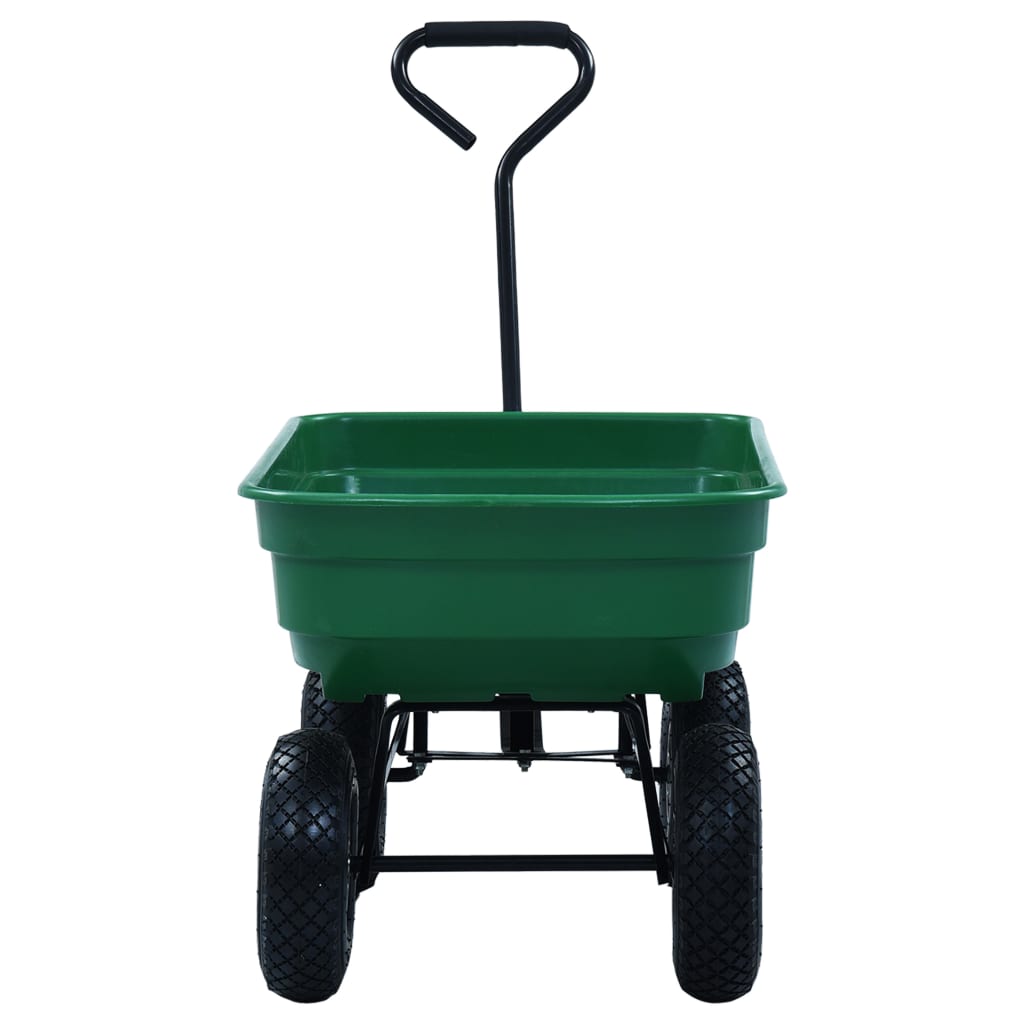 Hagetralle 300 kg 75L grønn