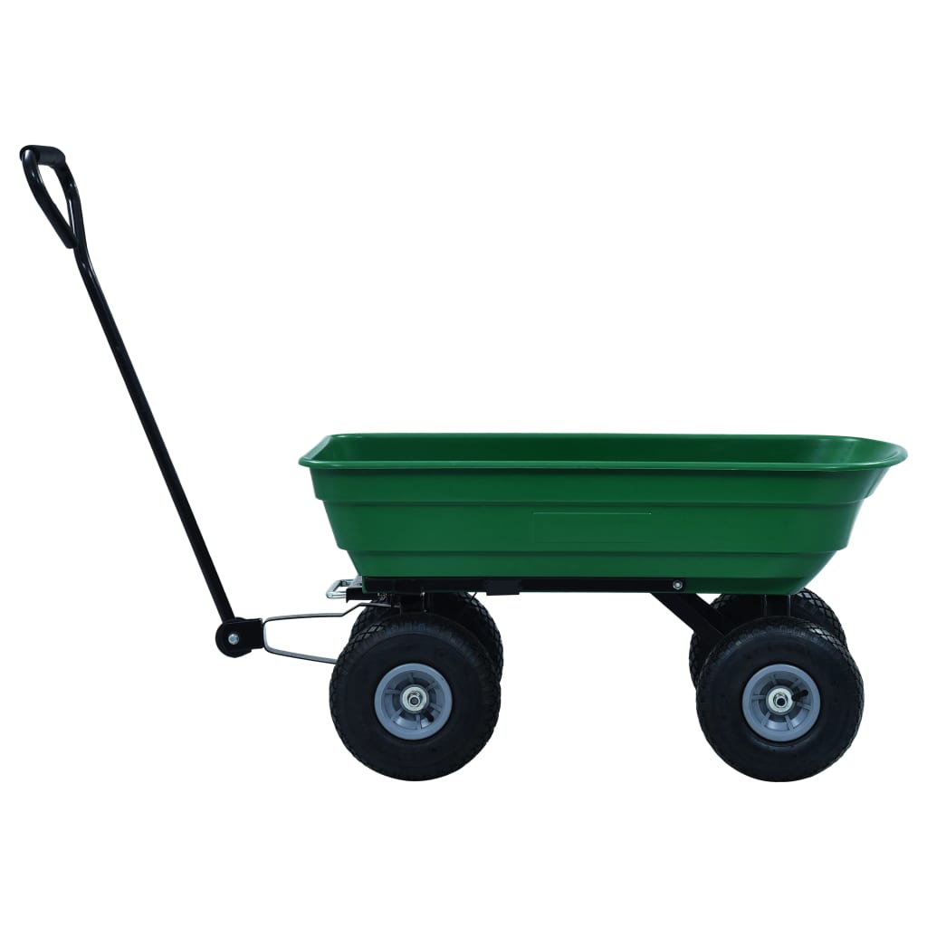 Hagetralle 300 kg 75L grønn