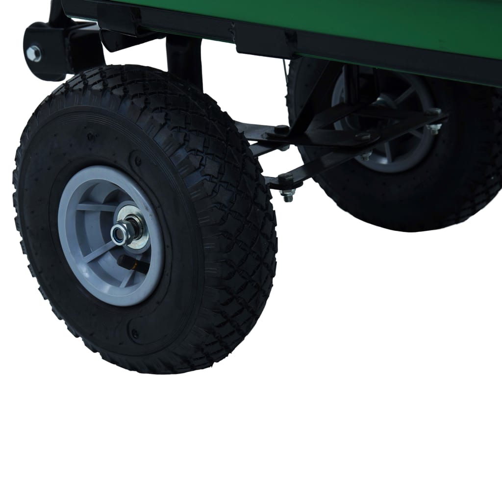 Hagetralle 300 kg 75L grønn
