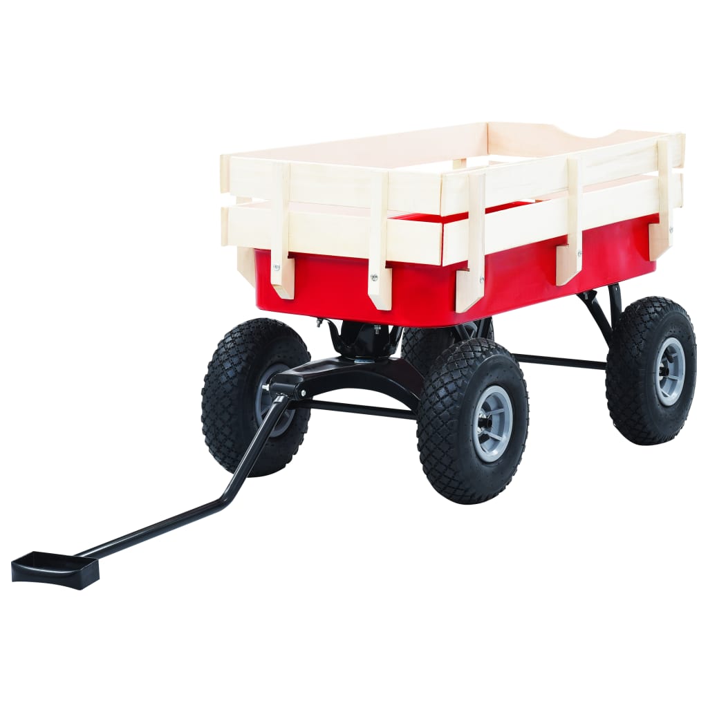 Håndtralle 150 kg rød