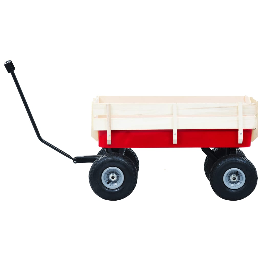 Håndtralle 150 kg rød