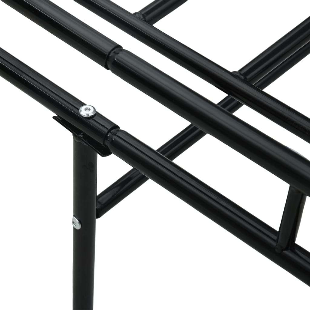 Ramme til dagseng svart metall 90x200 cm