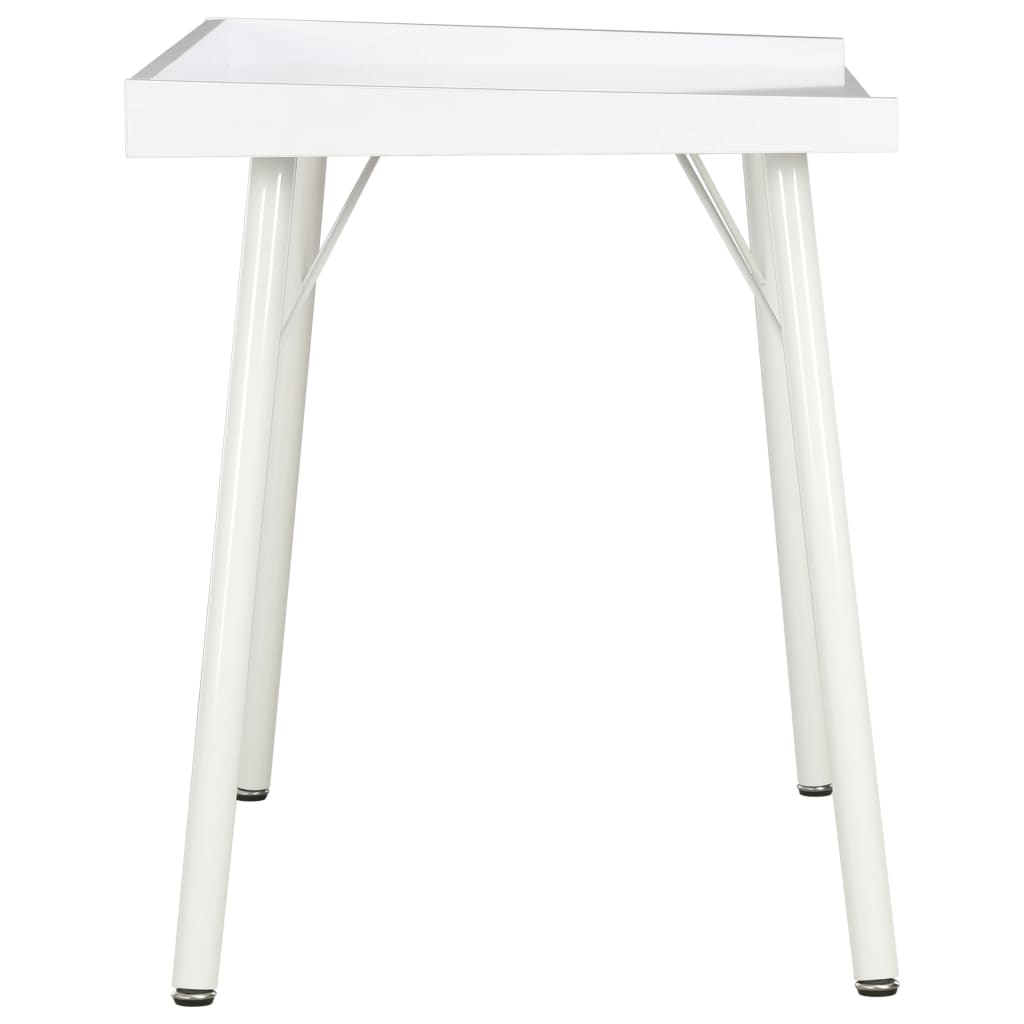 Skrivebord hvit 90x50x79 cm