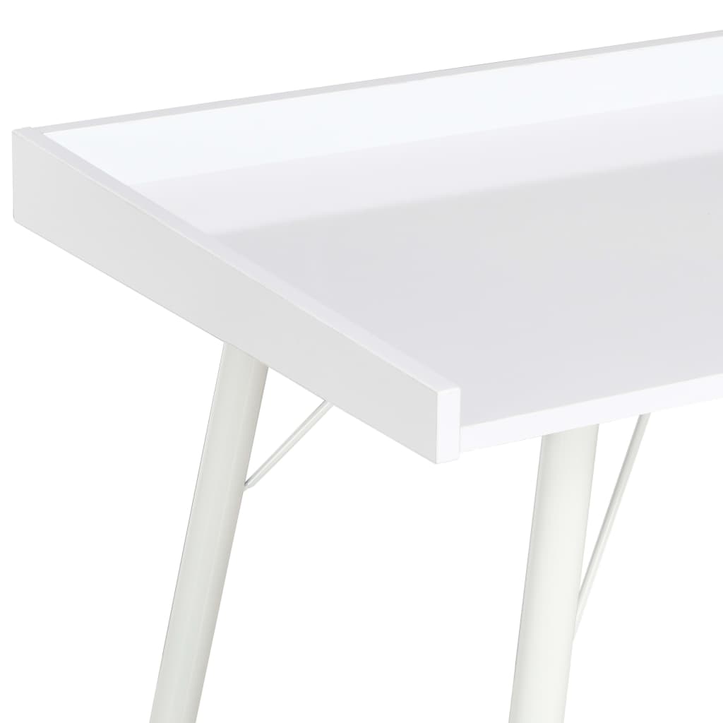 Skrivebord hvit 90x50x79 cm