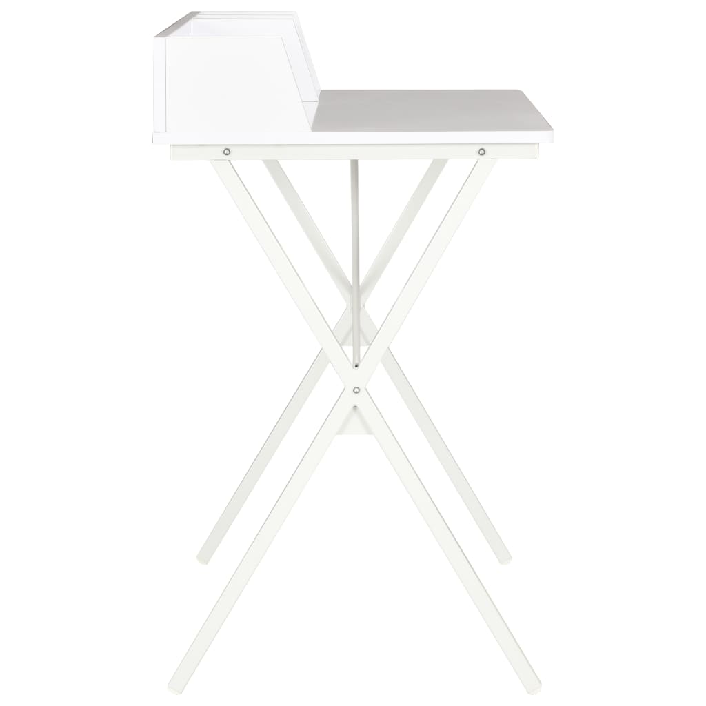 Skrivebord hvit 80x50x84 cm