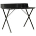 Skrivebord svart 80x50x84 cm
