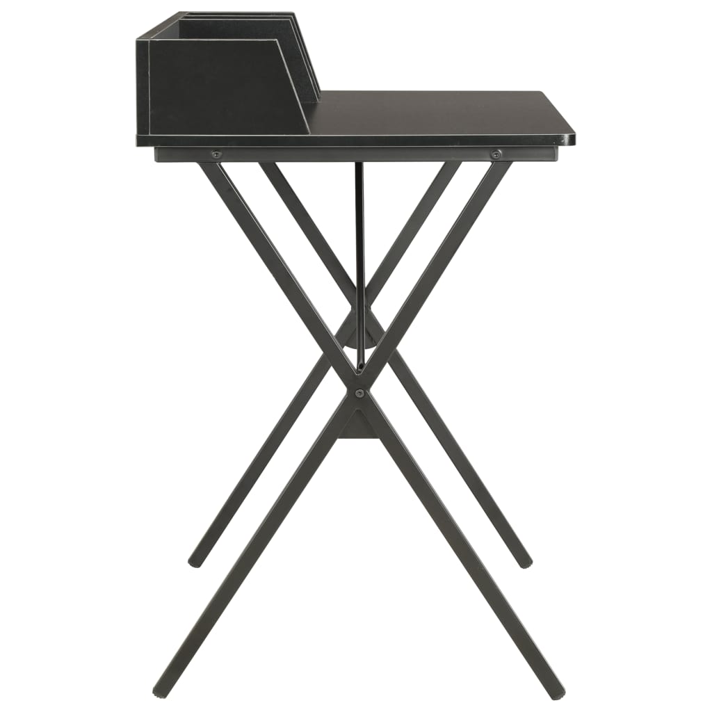 Skrivebord svart 80x50x84 cm