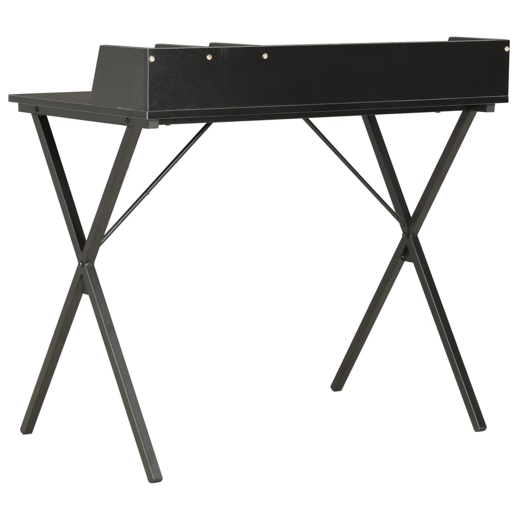 Skrivebord svart 80x50x84 cm
