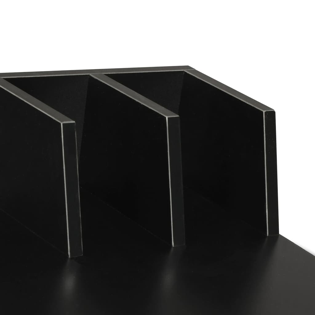 Skrivebord svart 80x50x84 cm
