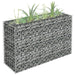Gabion høybed galvanisert stål 90x30x60 cm