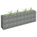 Gabion høybed galvanisert stål 180x30x60 cm vidaXL