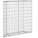 Gabion høybed trapesform galvanisert stål 100x20x100 cm