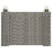 Gabion plantekasse H-formet ståltråd 260x40x200 cm